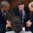 Barack Obama i Władimir Putin w czasie rozmowy na marginesie szczytu G20 w Antalyi