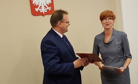 Jan Kasprzyk i Elżbieta Rafalska
