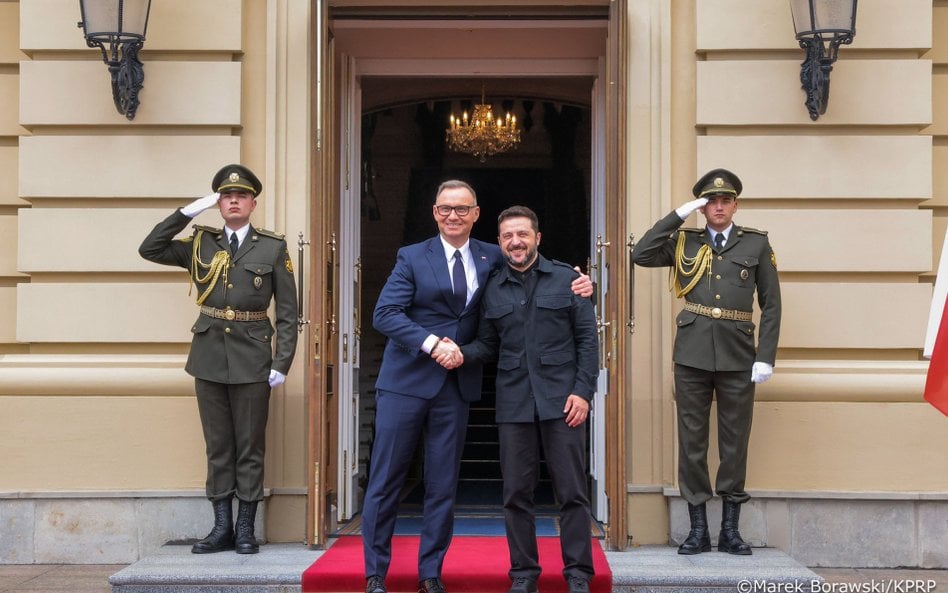 Prezydenci Polski i Ukrainy, Andrzej Duda i Wołodymyr Zełenski, Kijów, 28 czerwca 2025