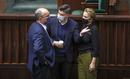 Włodzimierz Czarzasty w rozmowie z Krzysztofem Śmiszkiem i Joanną Scheuring-Wielgus.