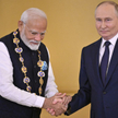 Indyjski premier, Narendra Modi, w dniu przyjazdu do Moskwy – a jednocześnie w dniu, w którym Rosjan