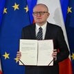 Wybrany przez Sejm na stanowisko sędziego Trybunału Konstytucyjnego Marcin Dziurda podczas ślubowani