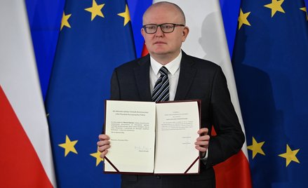 Wybrany przez Sejm na stanowisko sędziego Trybunału Konstytucyjnego Marcin Dziurda podczas ślubowani