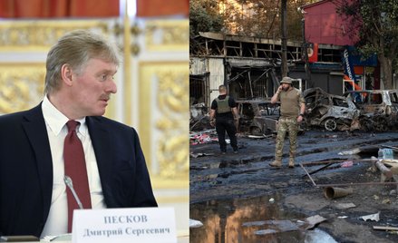 Dmitrij Pieskow martwi się o zdrowie Ukraińców dzień po ataku na Konstantynówkę, w którym zginęło 16