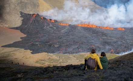 Erupcję chcą zobaczyć sami mieszkańcy i turyści