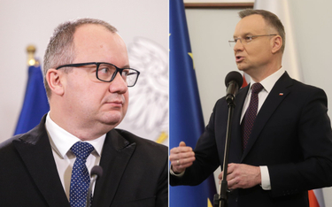 Minister sprawiedliwości Adam Bodnar i prezydent Andrzej Duda