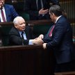 Jarosław Kaczyński i Zbigniew Ziobro w Sejmie