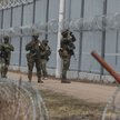 Polscy żołnierze na granicy z Białorusią