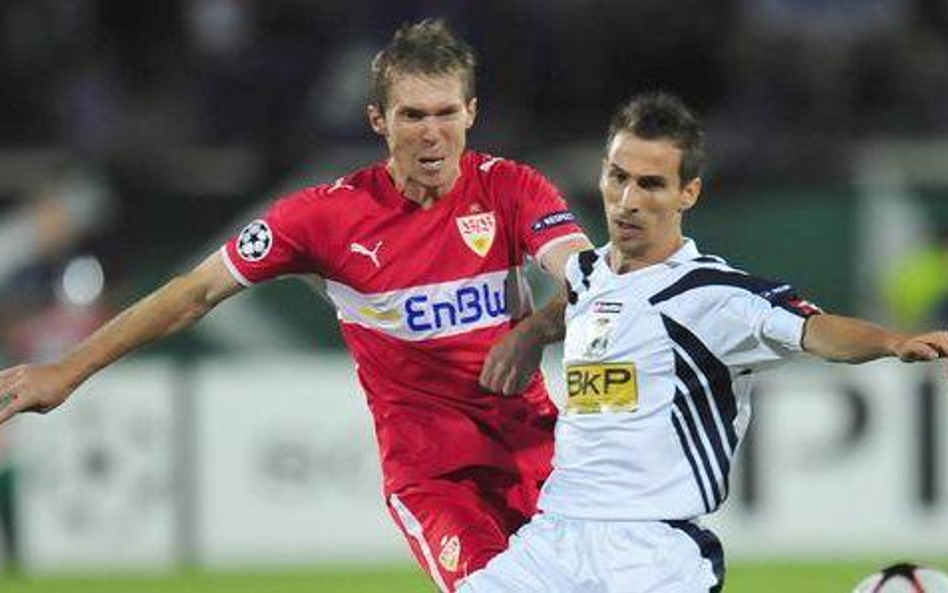 Hleb zrobił sobie trening w meczu Ligi Mistrzów