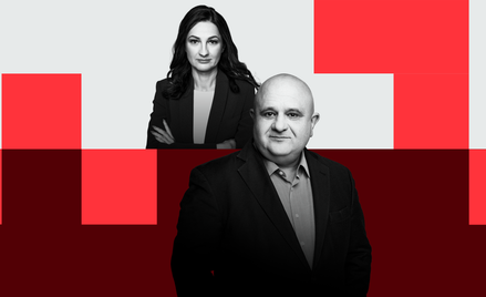 Marzena Tabor-Olszewska, redaktor prowadząca „Rzeczpospolitej” i Jerzy Haszczyński, kierownik działu
