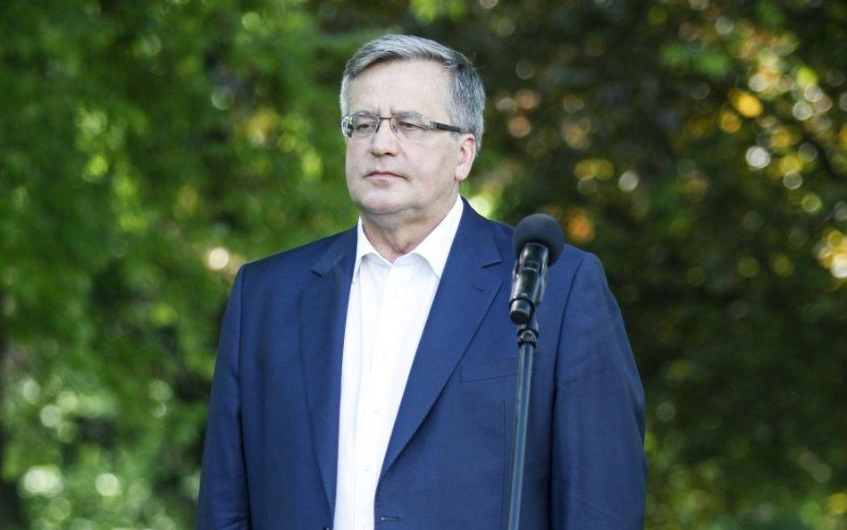 Prezydent Bronisław Komorowski