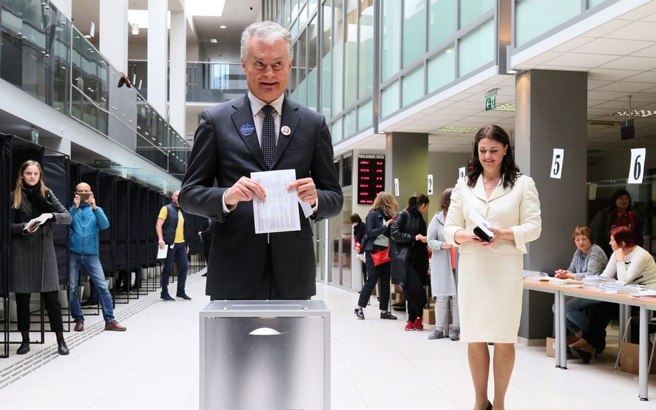 Pierwszą turę wygrał Gitanas Nauseda - wynika z pierwszych wyników