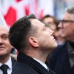 Na formację Sławomira Mentzena (na zdjęciu) zagłosowałoby dzisiaj 14,2 proc. badanych