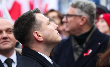 Na formację Sławomira Mentzena (na zdjęciu) zagłosowałoby dzisiaj 14,2 proc. badanych