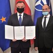 Prezydent Andrzej Duda i poseł Paweł Kukiz
