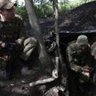 Ukraińscy żołnierze na linii frontu
