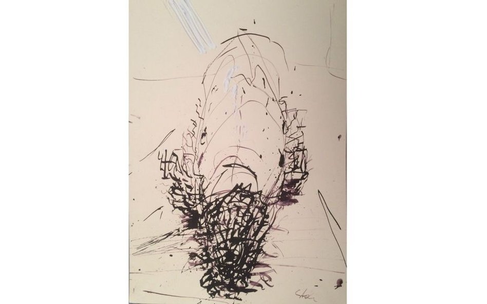 Roman Stańczak, szkice do projektu pracy „Lot”