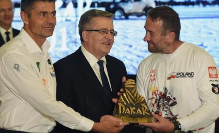 Bronisław Komorowski chciał pełnić urząd jak Aleksander Kwaśniewski. Na zdjęciu wtorkowe spotkanie z