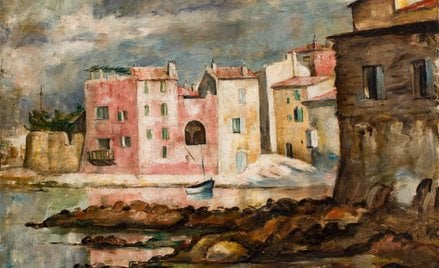 "Pejzaż z Collioure" Romana Kramsztyka powstał ok. 1925-1928