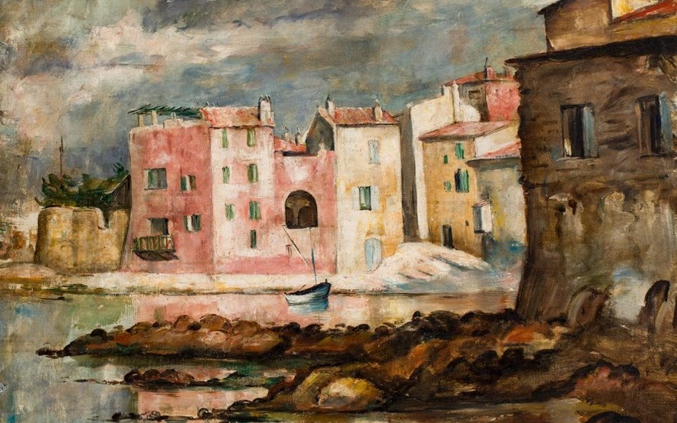 "Pejzaż z Collioure" Romana Kramsztyka powstał ok. 1925-1928