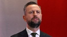 Wicepremier, szef MON i obecny prezes PSL Władysław Kosiniak-Kamysz podczas XIV Kongresu Polskiego S