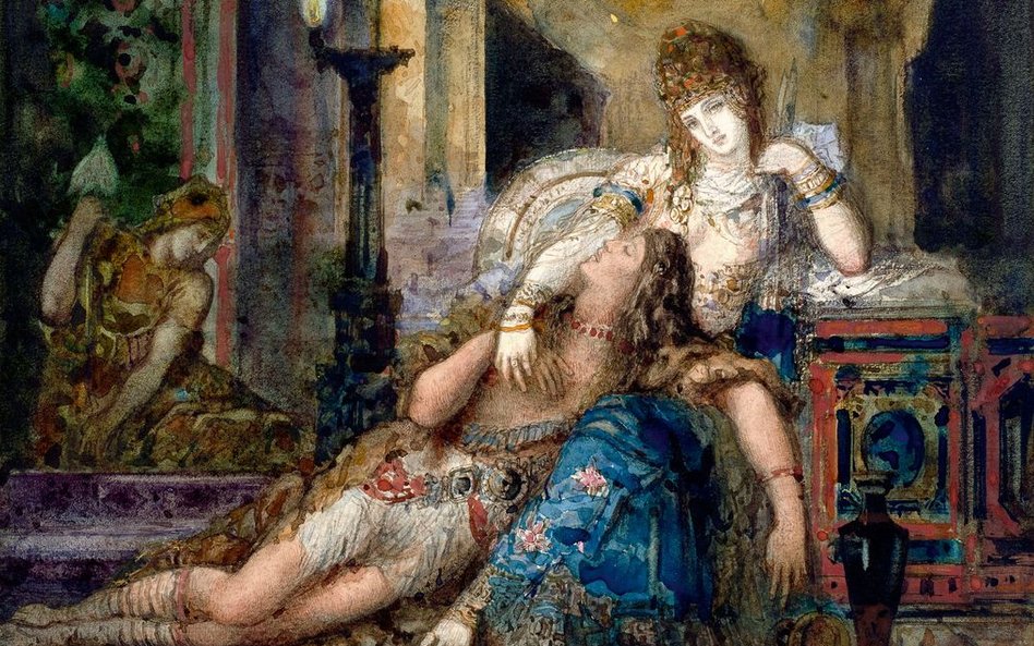 Gustave Moreau, "Samson i Delila", 1882