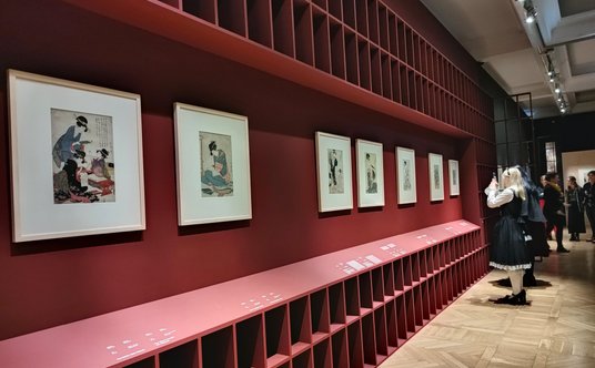 Na wystawie „Utamaro” w Muzeum Narodowym w Krakowie