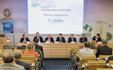 Uczestnicy debaty, która odbyła się w Poznaniu w ramach Polskiego Kongresu Energii Odnawialnej – Ene