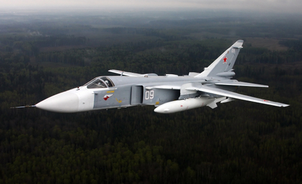 Rosyjski samolot bombowy Su-24