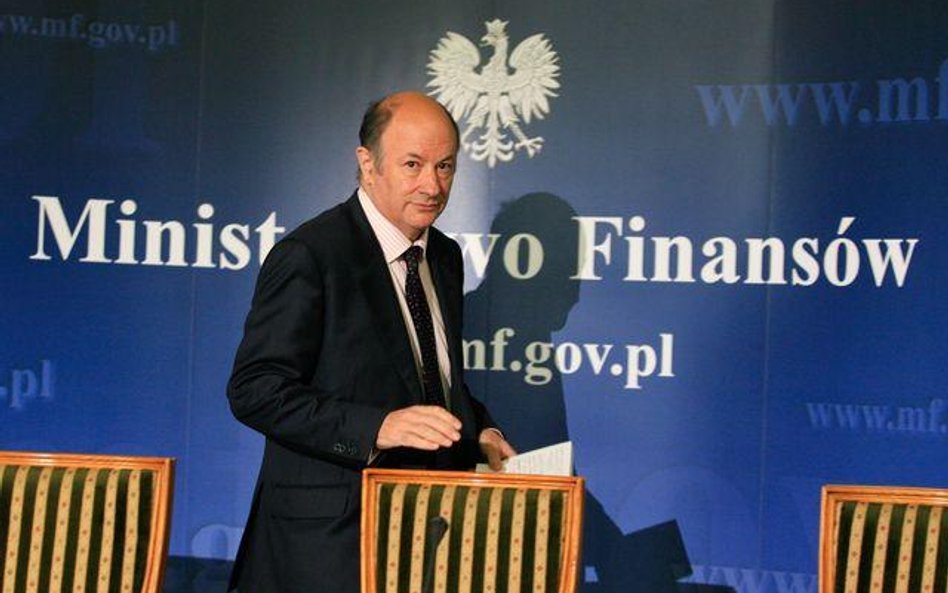 Minister finansów Jacek Rostowski