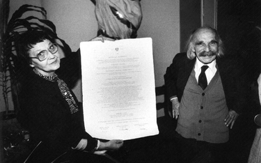 Przyznanie doktoratu honoris causa Uniwersytetu Wrocławskiego, rok 1989. Fot. Marek Ostrowski