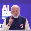 Premier Indii Narendra Modi na AI Impact Summit, który odbywał się w Nowym Delhi