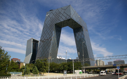 Budynek chińskiej telewizji CCTV w Pekinie autorstwa pracowni słynnego holenderskiego architekta Rem