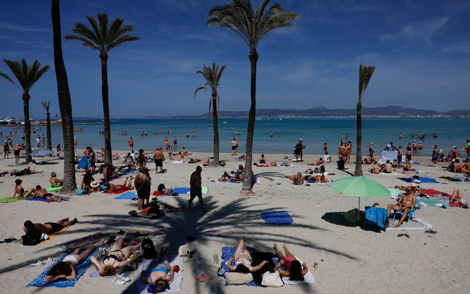 Plaża El Arenal w Palma de Mallorca