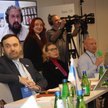 Ilia Ponomariow (pierwszy z lewej) mówił o potrzebie zjednoczenia całej opozycji rosyjskiej