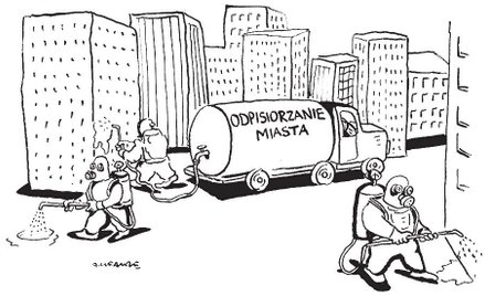 Komentarz rysunkowy. Odpisiorzanie miasta