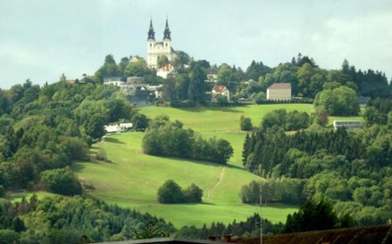 Wzgórze Postlingberg z kościołem kapucynów