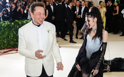 Elon Musk i jego partnerka Grimes