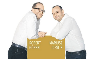 Robert Górski i Mariusz Cieślik. Tęcza z sumiastym wąsem