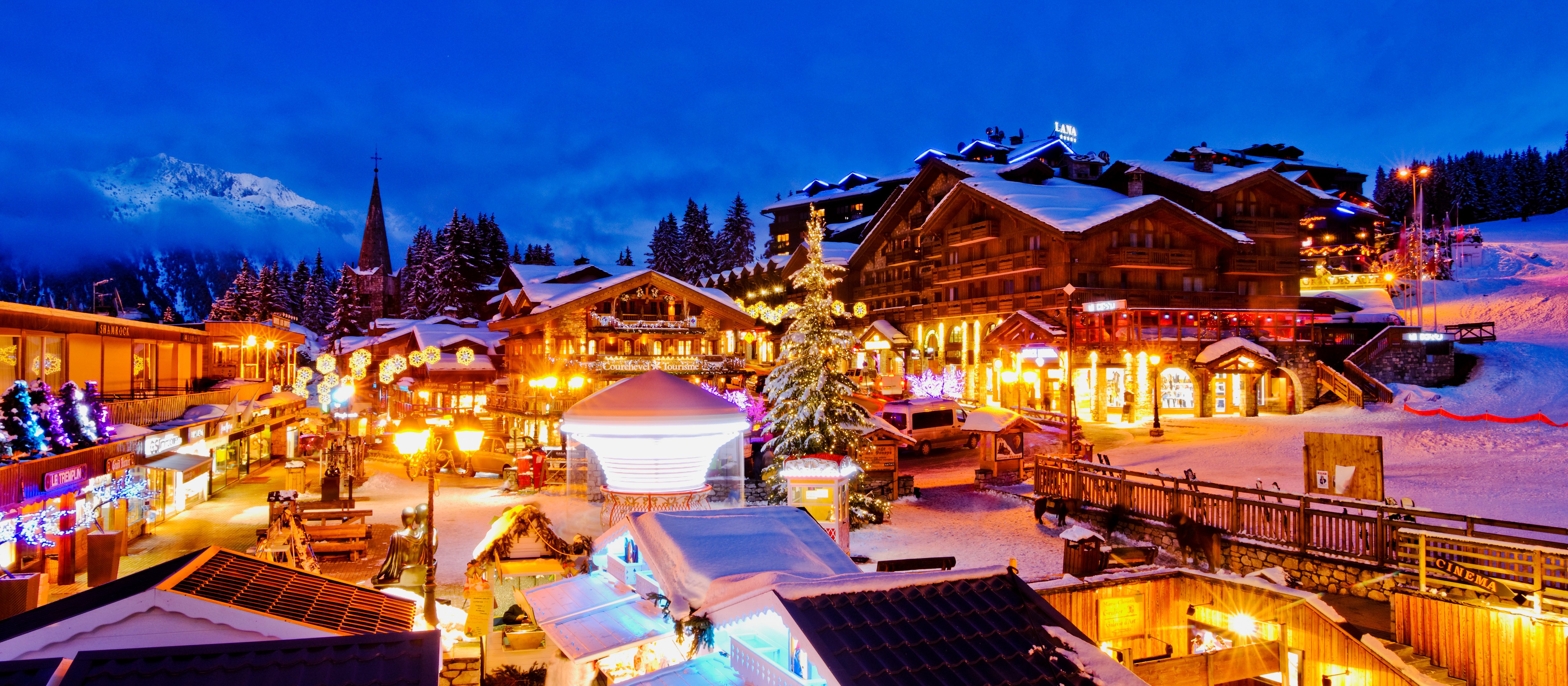 Szampan, rosyjska flaga i w koszulka z portretem Putina. Jak Rosjanie bawią się w Courchevel