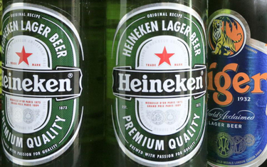 Sprzedaż Heinekena wzrosła dzięki rynkom pozaeuropejskim