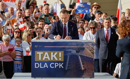 Prezydent RP Karol Nawrocki podczas wizyty w Kaliszu