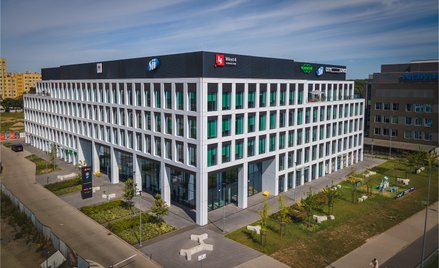 Wrocławski biurowiec z platyną