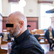 Proces Psycho Fans. Oskarżony Maciej M. (L) w Sądzie Apelacyjnym w Katowicach
