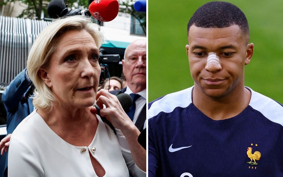 Marine Le Pen i Kylian Mbappe