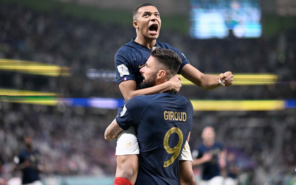 Kylian Mbappe i Olivier Giroud zdobyli już w Katarze dziewięć bramek dla Francji