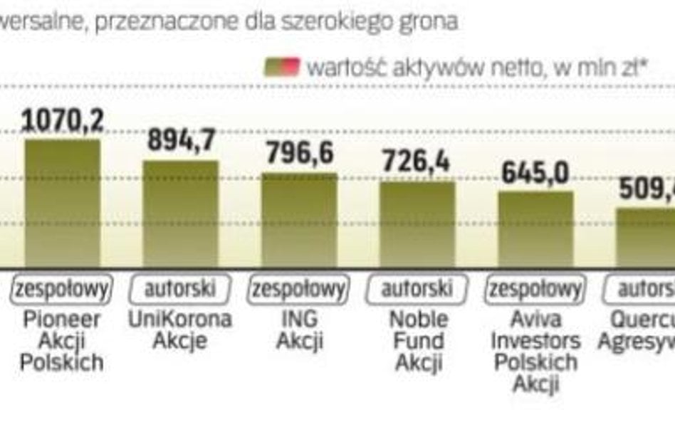 Modele zarządzania w funduszach akcji z największymi aktywami