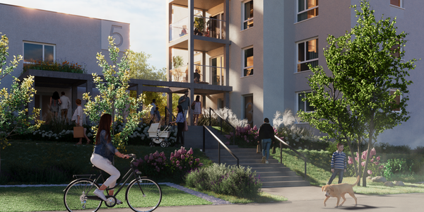 Polish state developer PHN to modernise notorious "Red Pigs Bay" housing estate in Warsaw