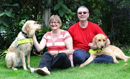 Para niewidomych poznała się dzięki psom