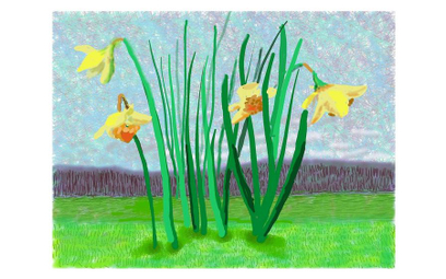 „Pamiętaj, nie mogą skasować wiosny”. Nowy obraz Davida Hockneya wykonany na iPadzie